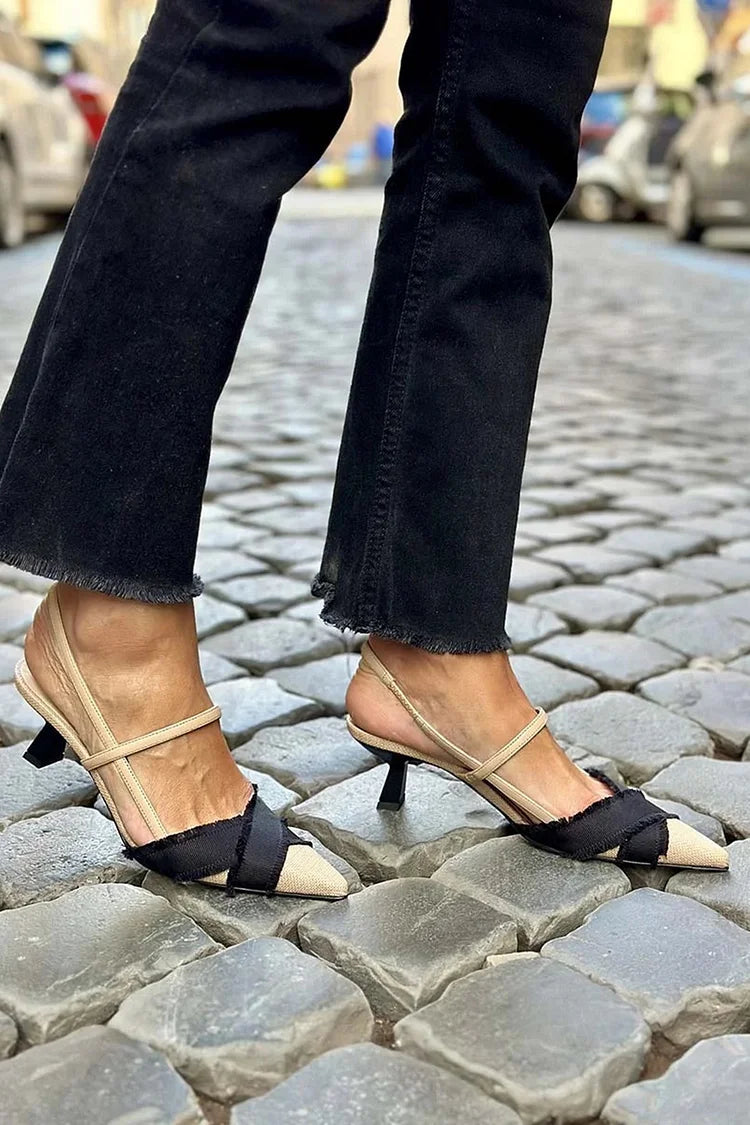 LUCREZIA | Elegant Slingback Pumps for a Sophisticated Style
