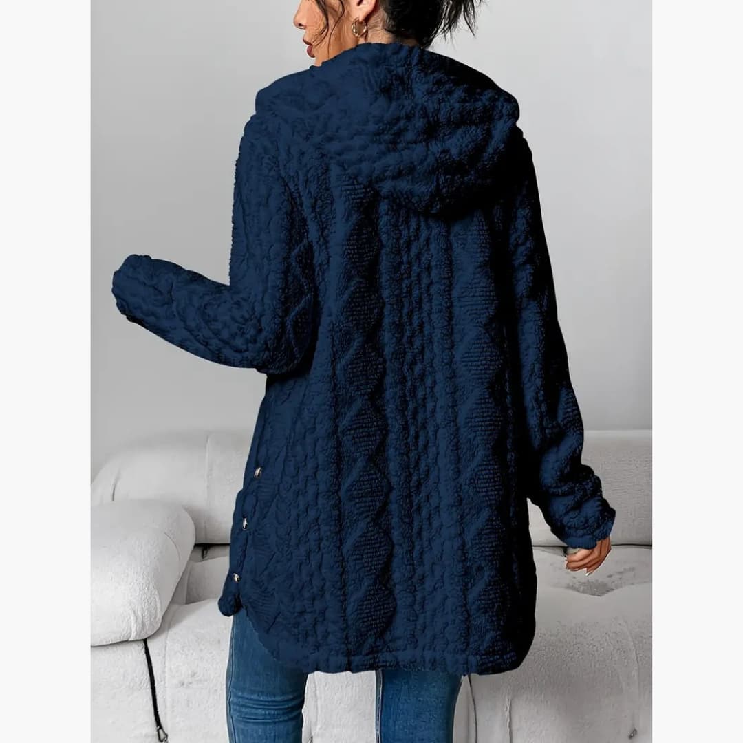 Edith - Cozy hoodie with teddy coat for women