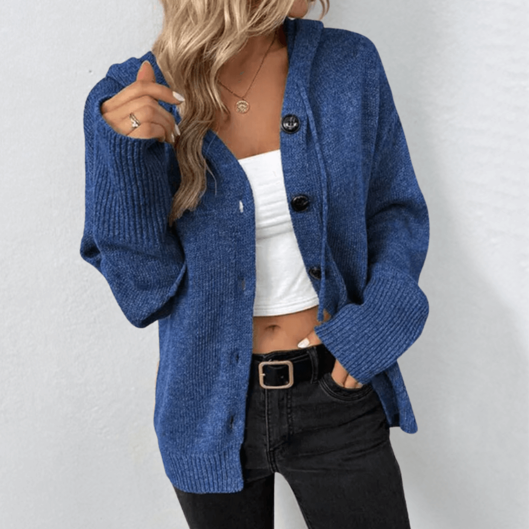 Brittan | Button-Up Knit Cardigan