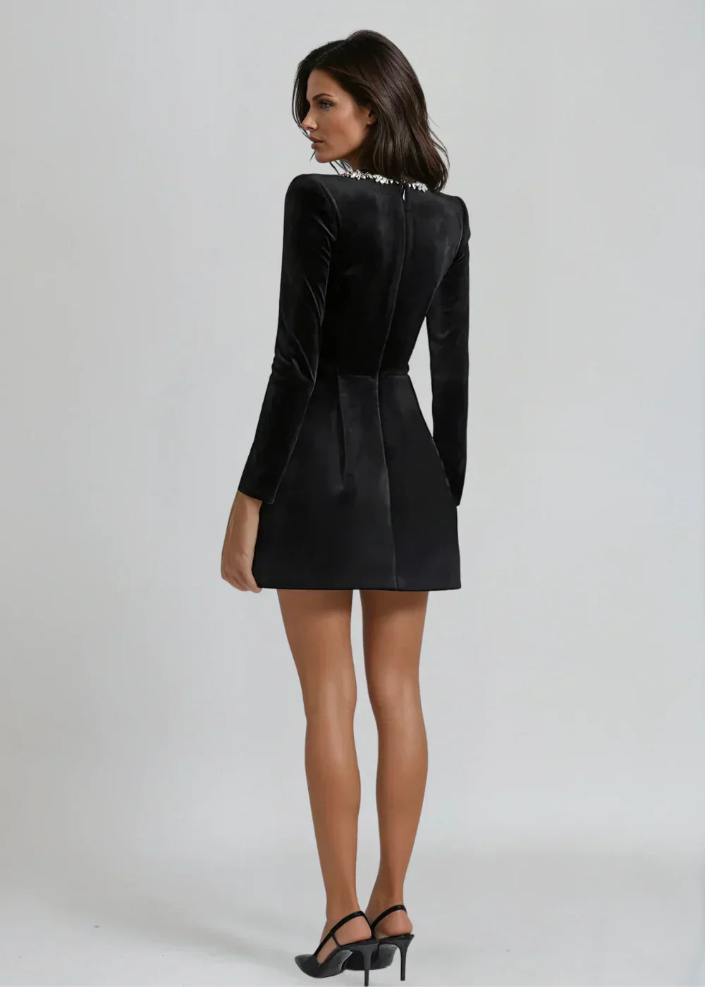 NOMI™ | Velvet Mini Dress