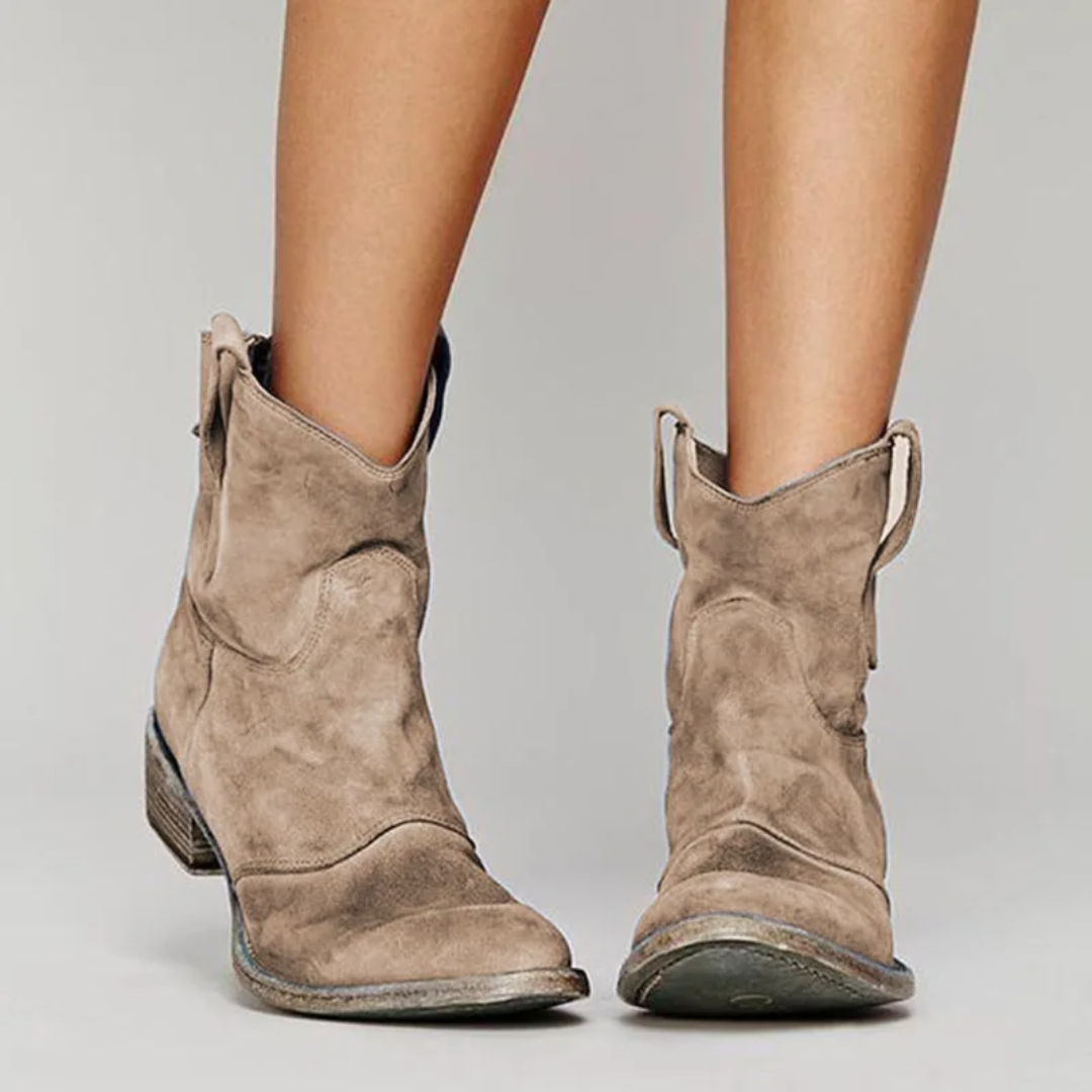 Alessia – Suede Ankle Boots