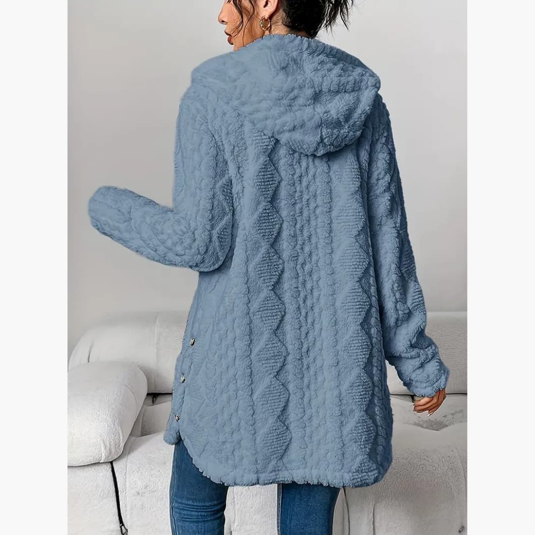 Edith - Cozy hoodie with teddy coat for women