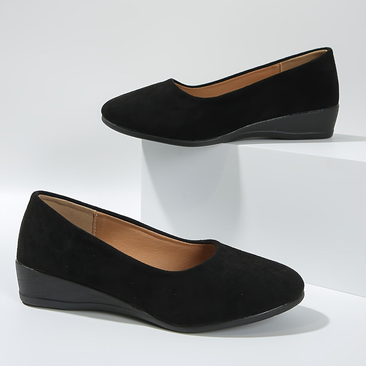 Éliane™ – Comfortable Ballet Flats with Wedge Heel