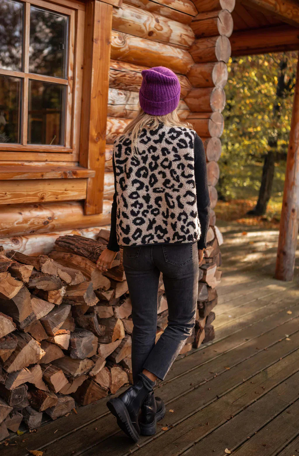 Leana | Leopard Vest