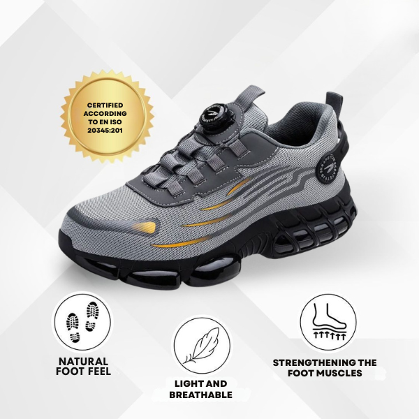 SafeStep - ergonomic and pain-relieving safety shoe - Certified according to EN ISO 20345