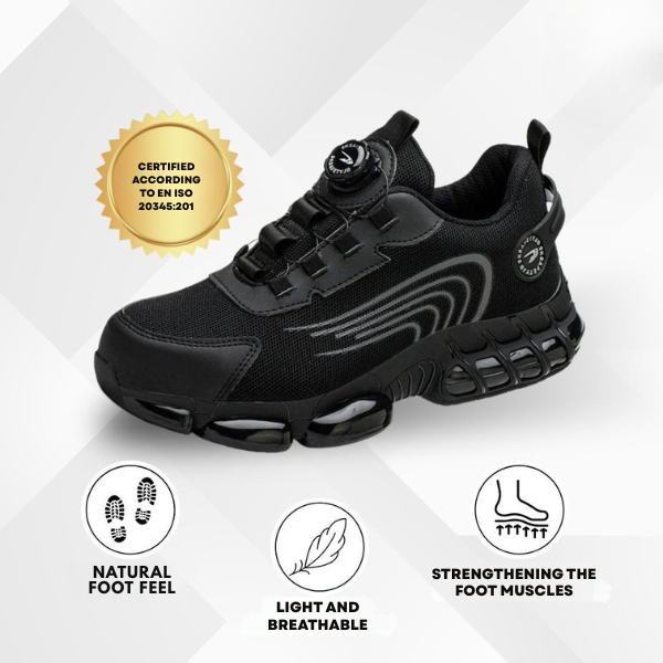 SafeStep - ergonomic and pain-relieving safety shoe - Certified according to EN ISO 20345