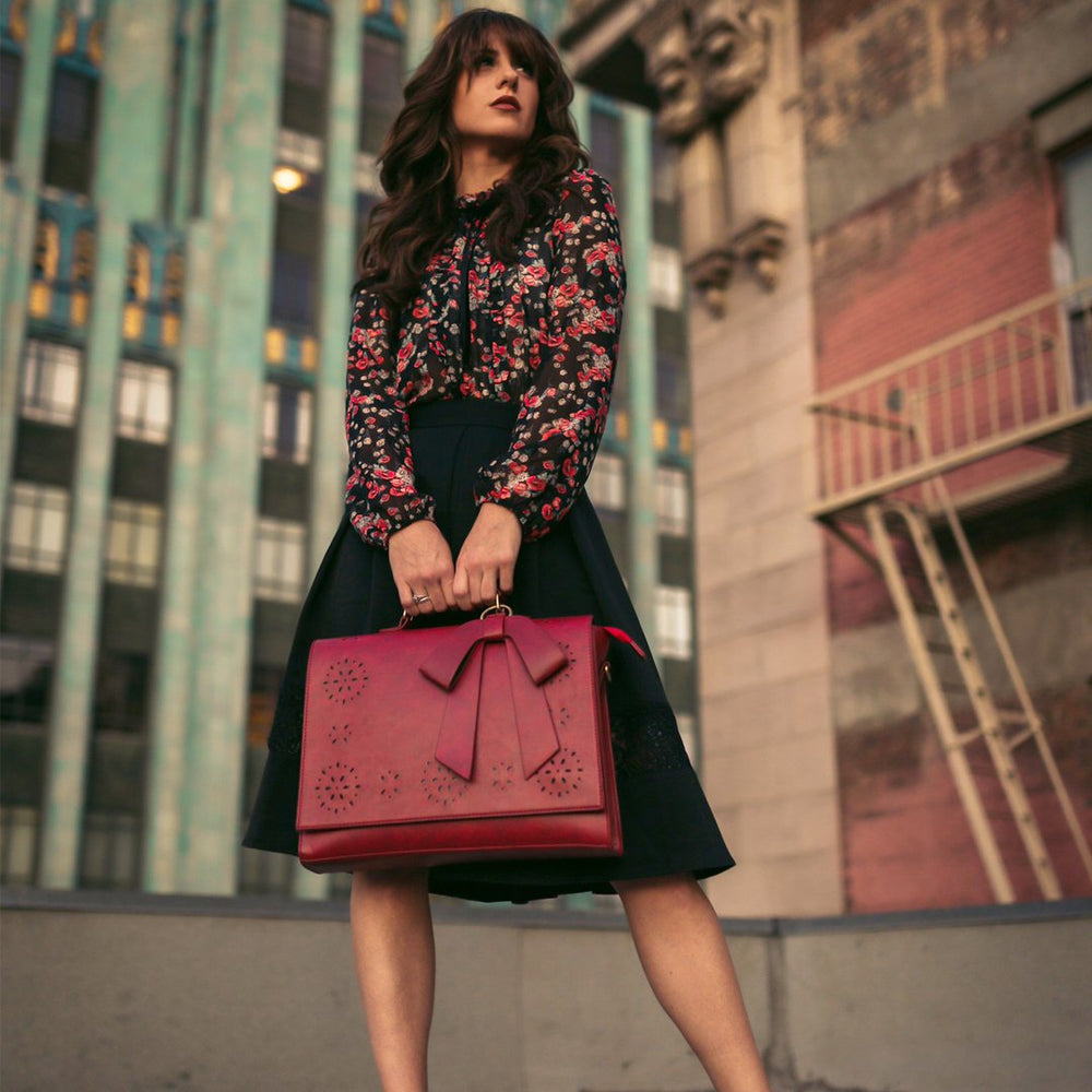 Bernadette – Shoulder bag with bows