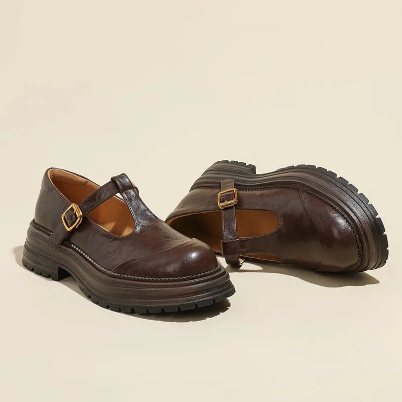Chiara | Elegant High-Quality Leather Mary Jane Shoes