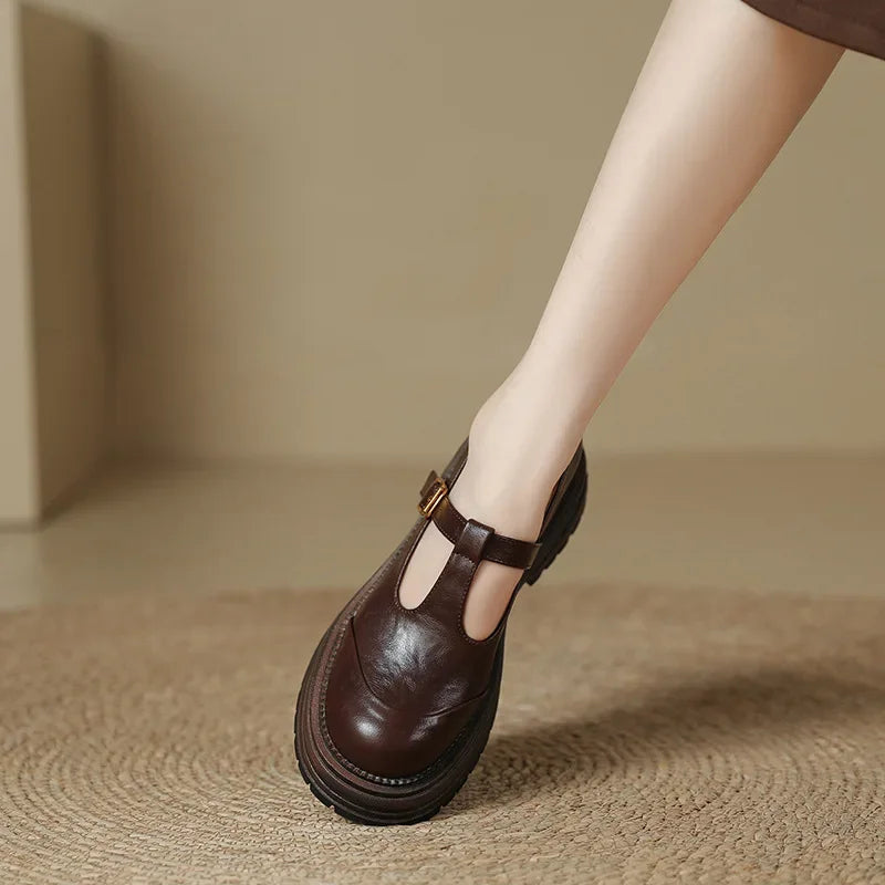 Chiara | Elegant High-Quality Leather Mary Jane Shoes