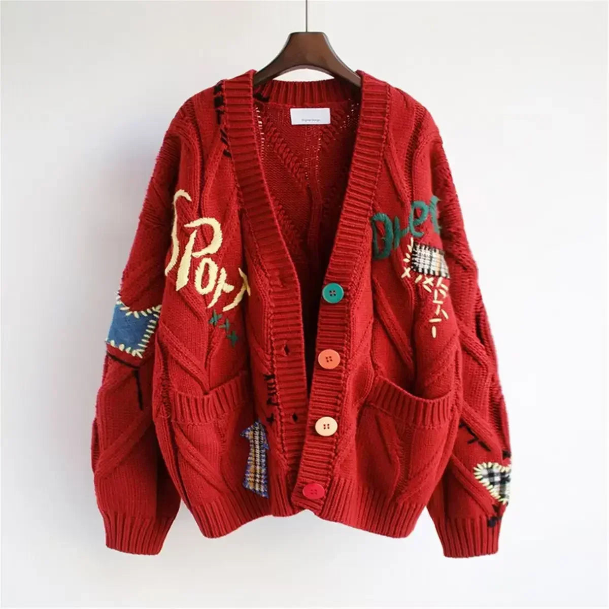 Zoe™ - Embroidered Knitted Cardigan