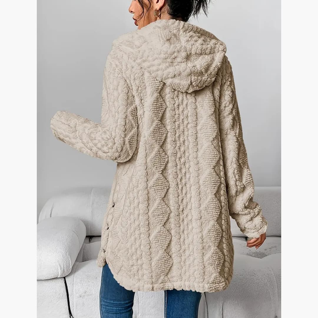 Edith - Cozy hoodie with teddy coat for women