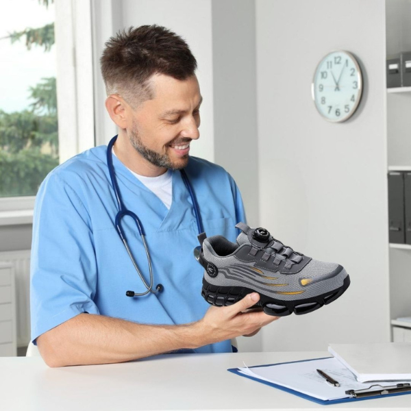 SafeStep - ergonomic and pain-relieving safety shoe - Certified according to EN ISO 20345