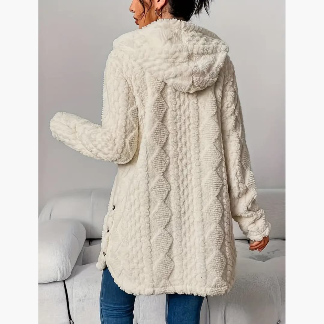 Edith - Cozy hoodie with teddy coat for women
