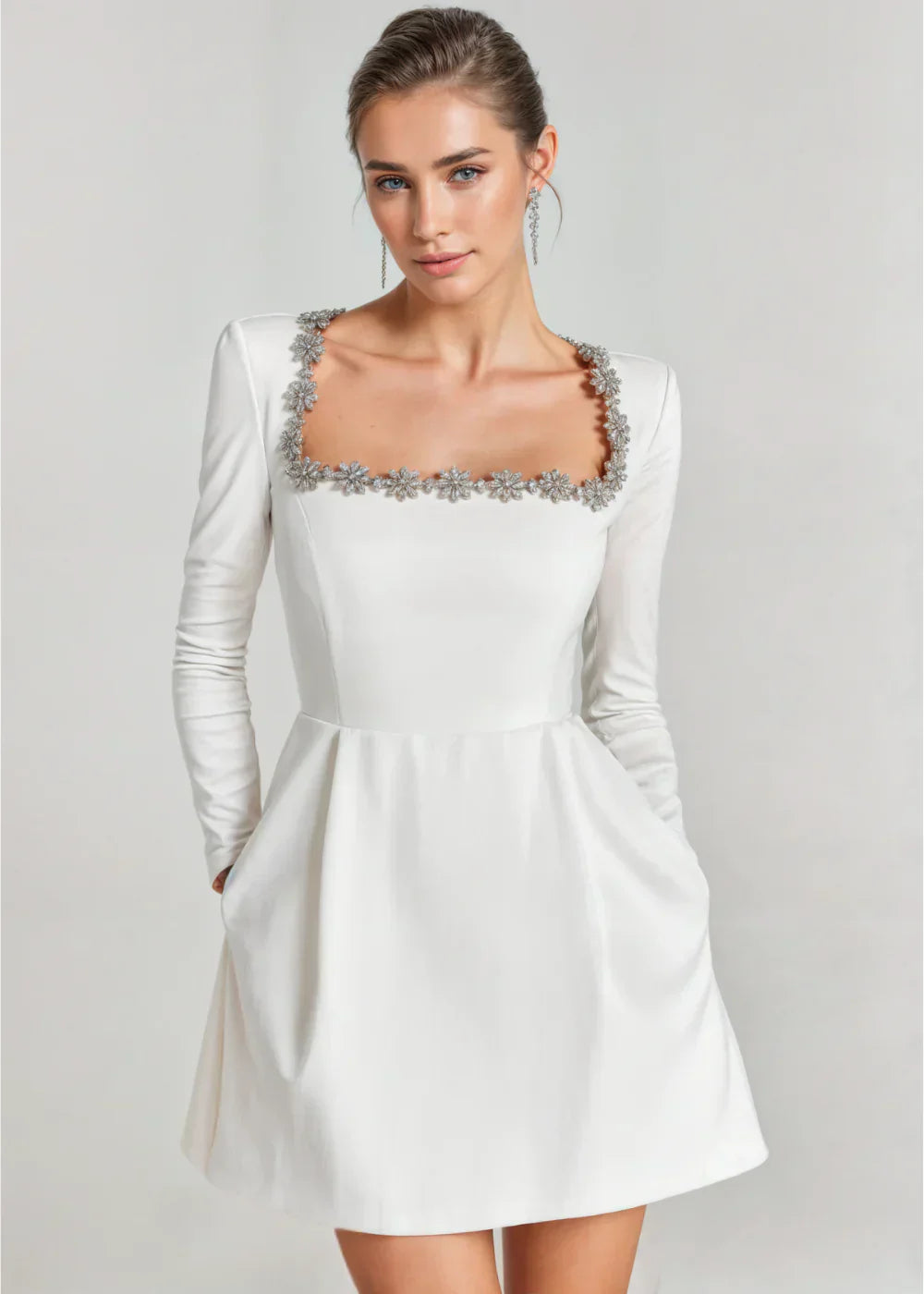 NOMI™ | Velvet Mini Dress