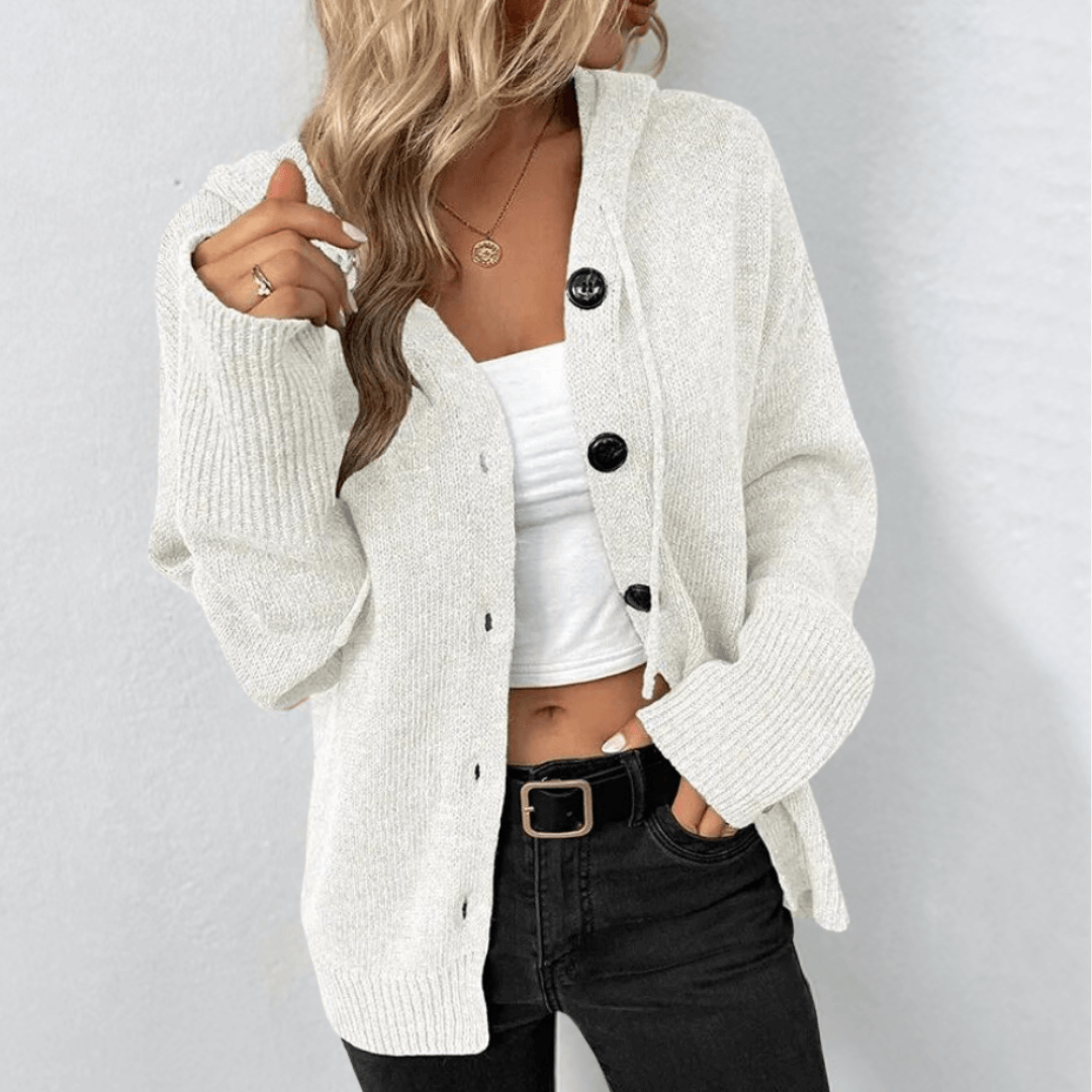 Brittan | Button-Up Knit Cardigan