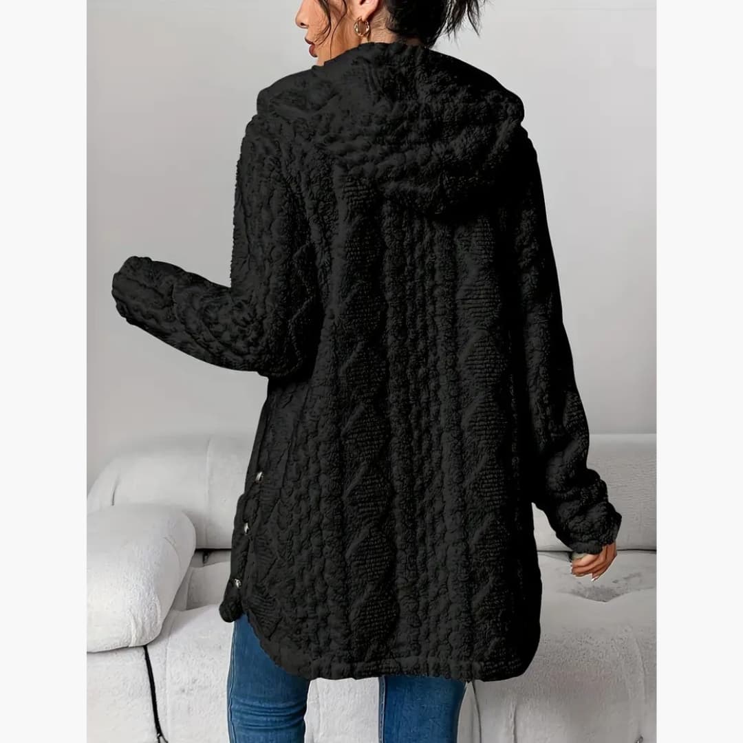 Edith - Cozy hoodie with teddy coat for women