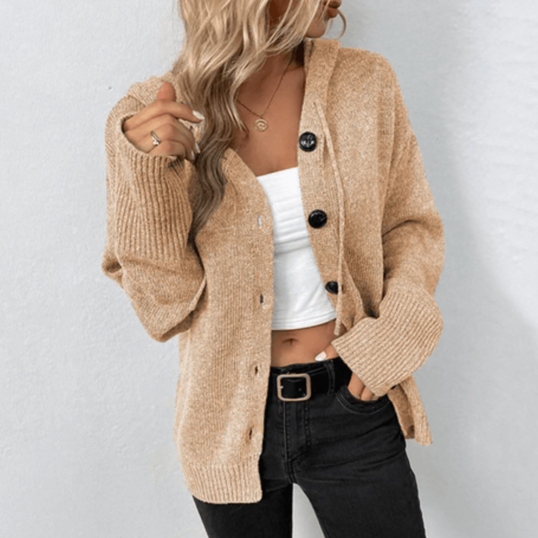 Brittan | Button-Up Knit Cardigan