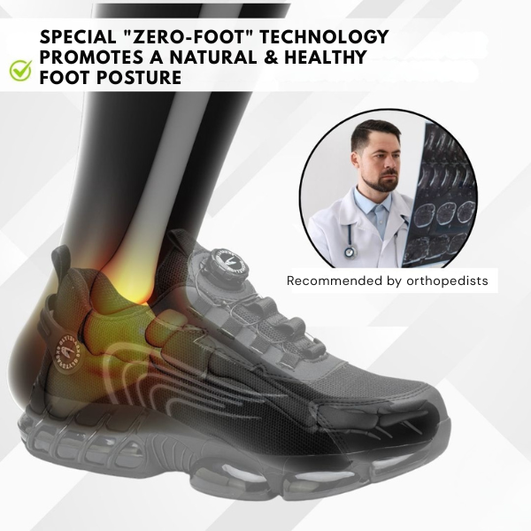 SafeStep - ergonomic and pain-relieving safety shoe - Certified according to EN ISO 20345