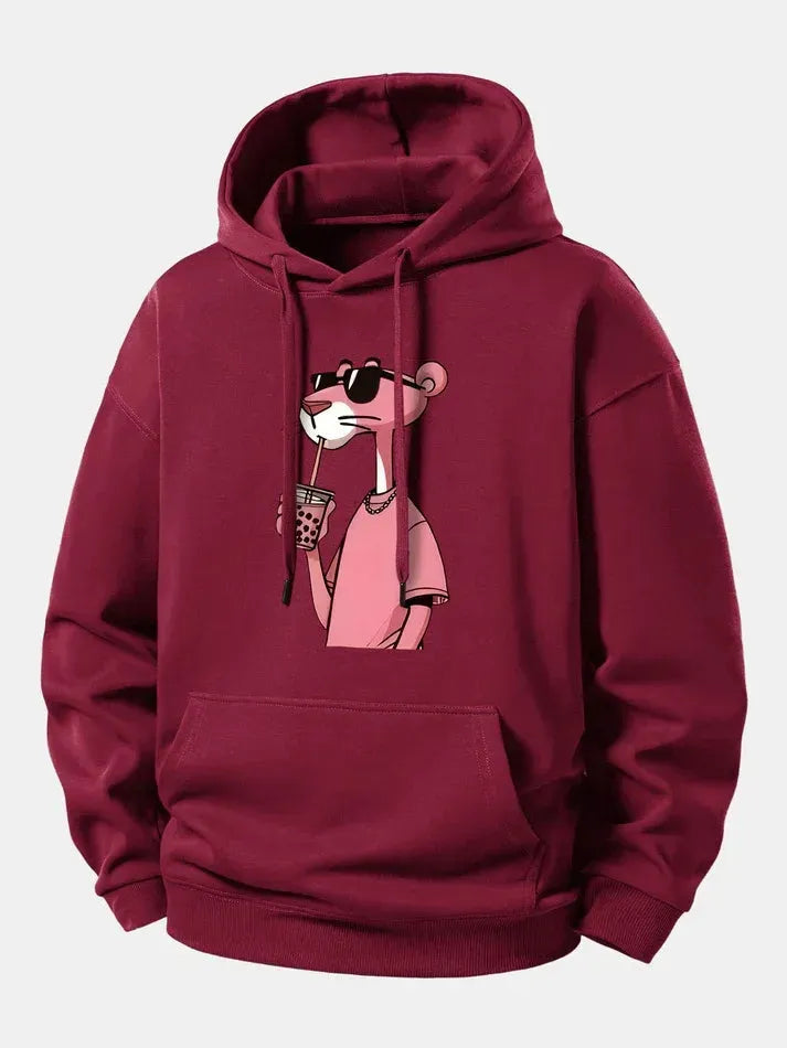 Graphic Oversized Hoodie with Drawstring