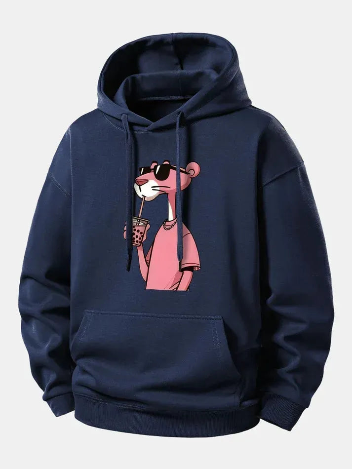 Graphic Oversized Hoodie with Drawstring