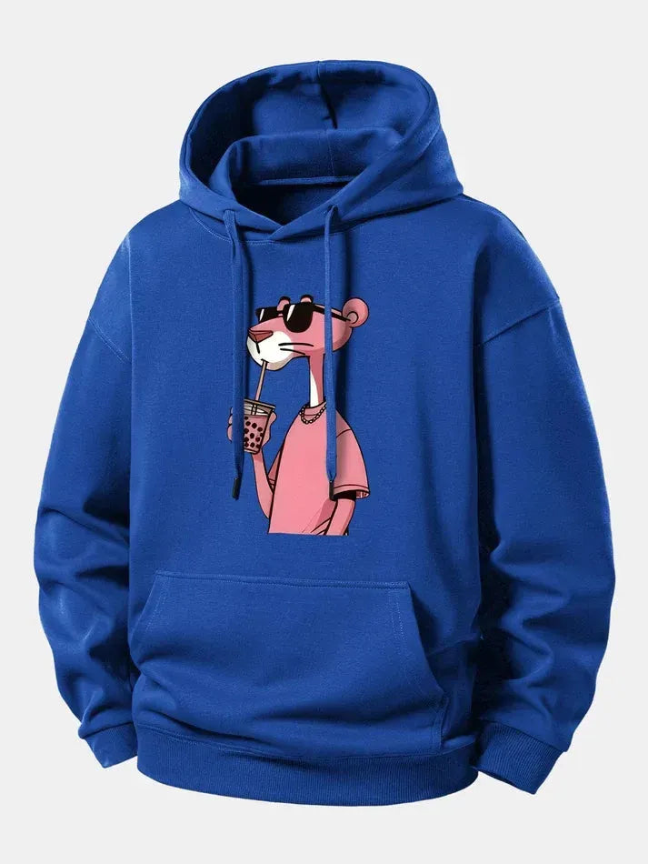 Graphic Oversized Hoodie with Drawstring