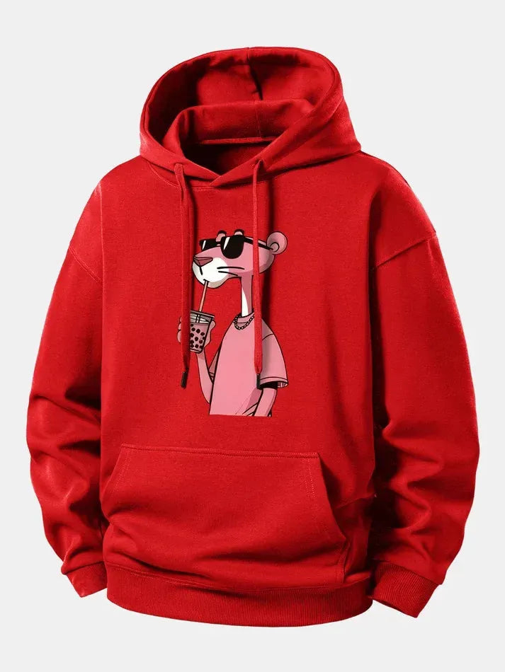 Graphic Oversized Hoodie with Drawstring