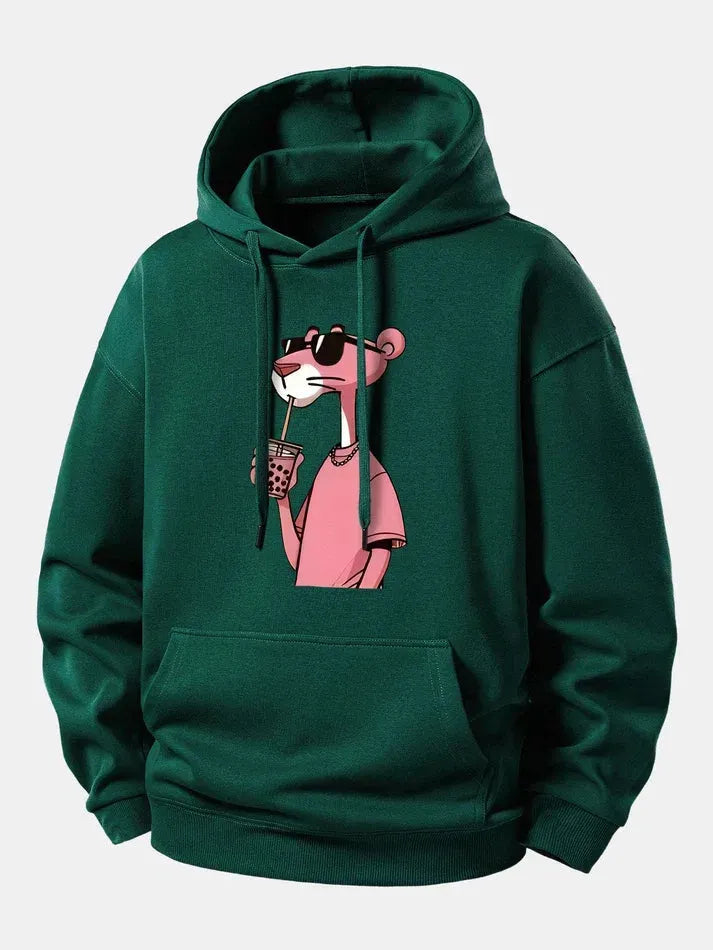 Graphic Oversized Hoodie with Drawstring