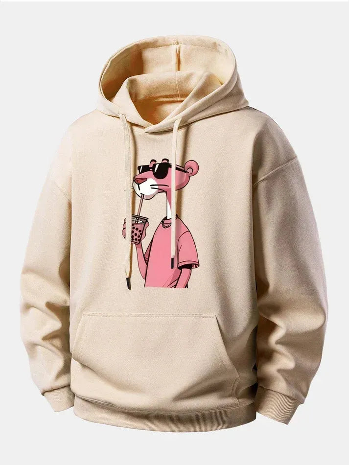Graphic Oversized Hoodie with Drawstring