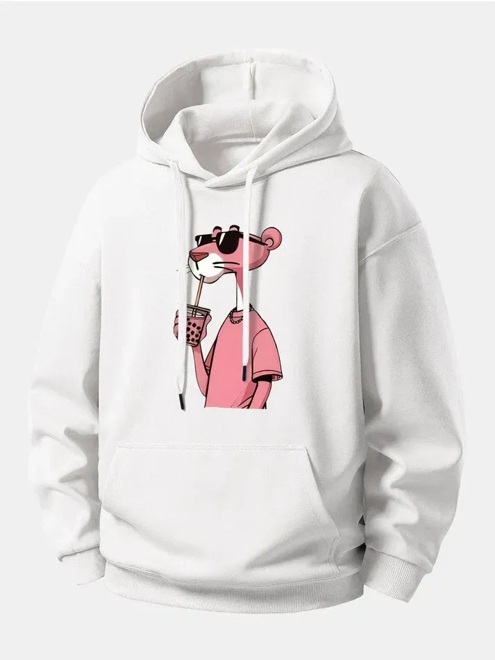 Graphic Oversized Hoodie with Drawstring