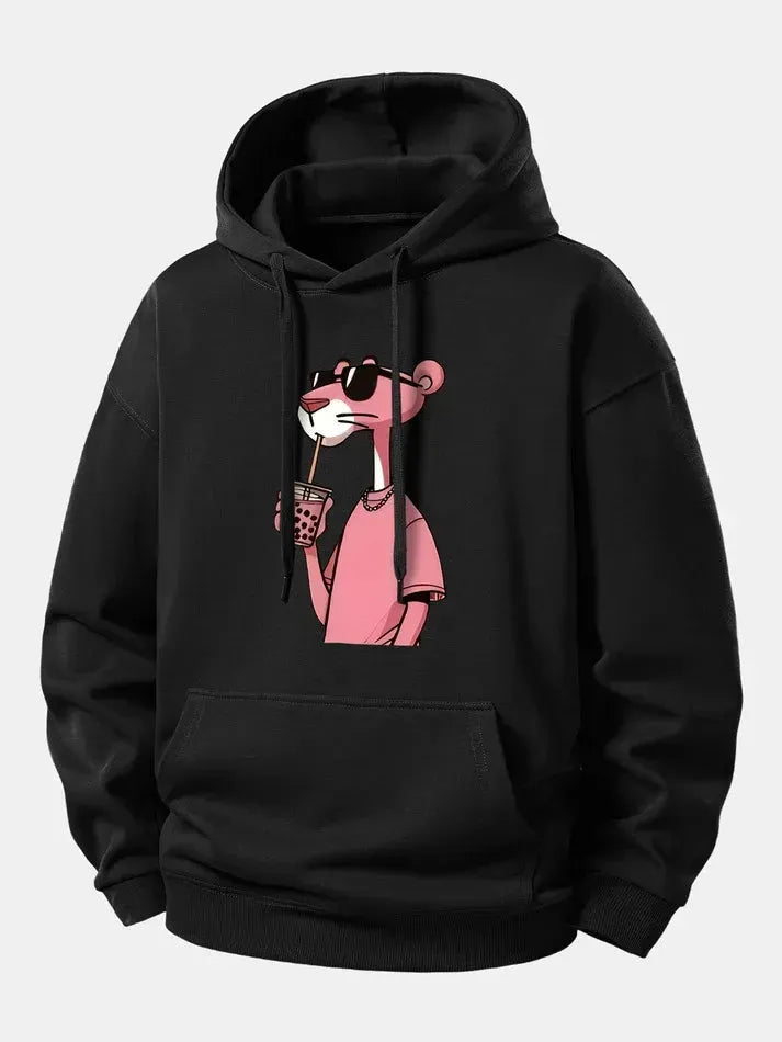 Graphic Oversized Hoodie with Drawstring