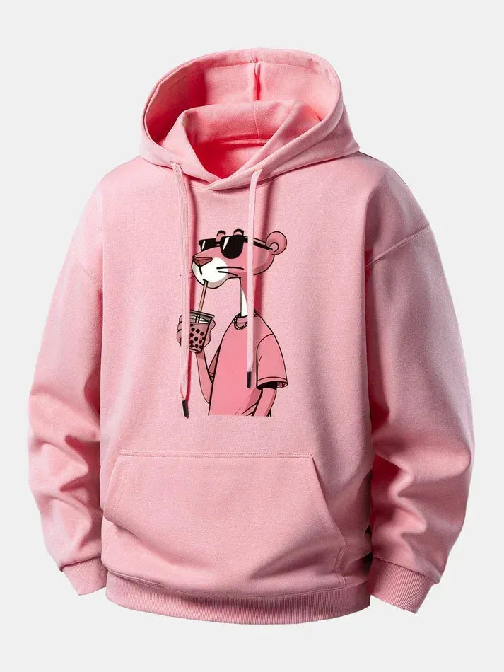 Graphic Oversized Hoodie with Drawstring