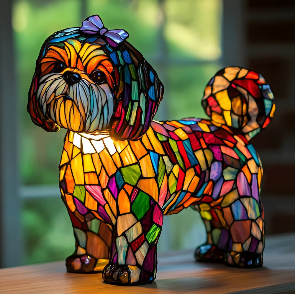 Mimine – Magical Colorful Glass Lamp for Dogs