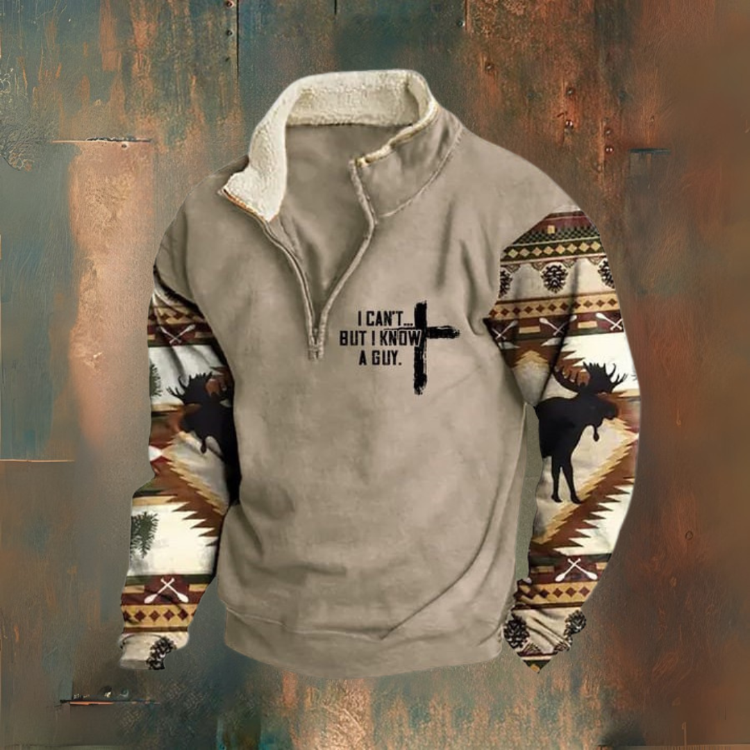 RODEO — Half-zip autumn-winter jacket