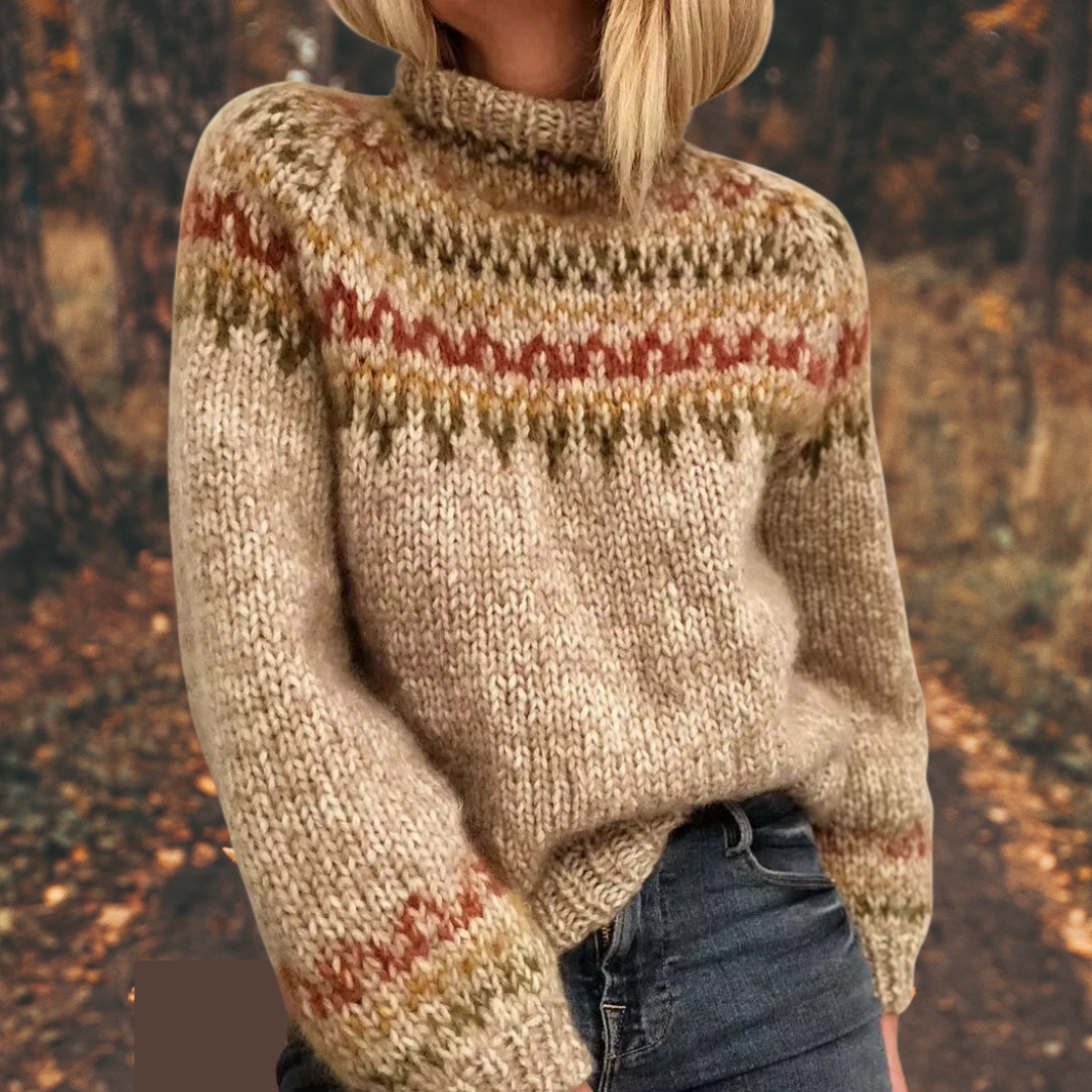 Astrid™ | Women's Nordic Knit Sweater