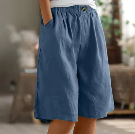Women's Long Bermuda Shorts with Pockets