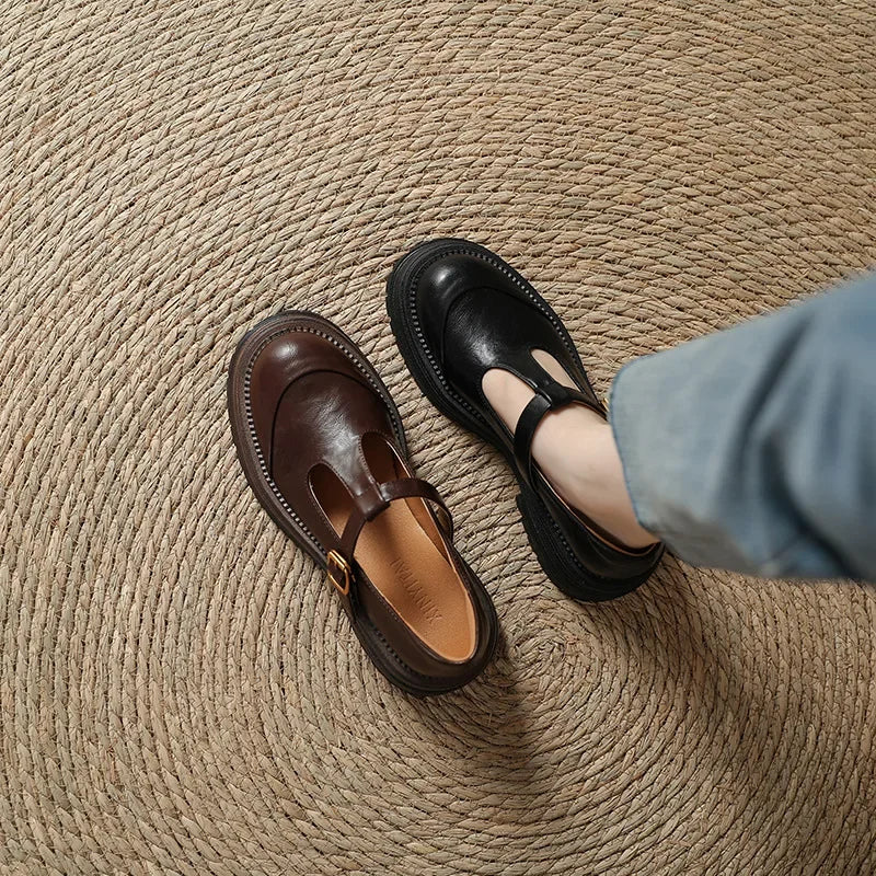 Chiara | Elegant High-Quality Leather Mary Jane Shoes