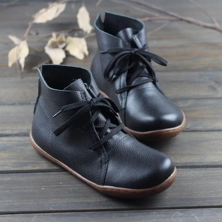 Women’s Ankle Casual Boots with Lace Up