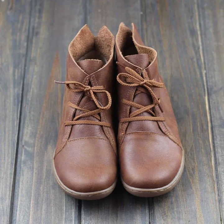 Women’s Ankle Casual Boots with Lace Up