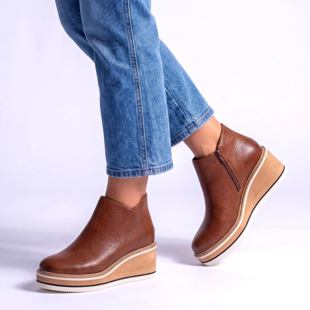 Women’s Casual Comfortable Boots with Side Zip