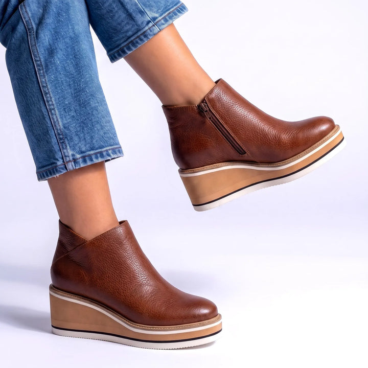 Women’s Casual Comfortable Boots with Side Zip