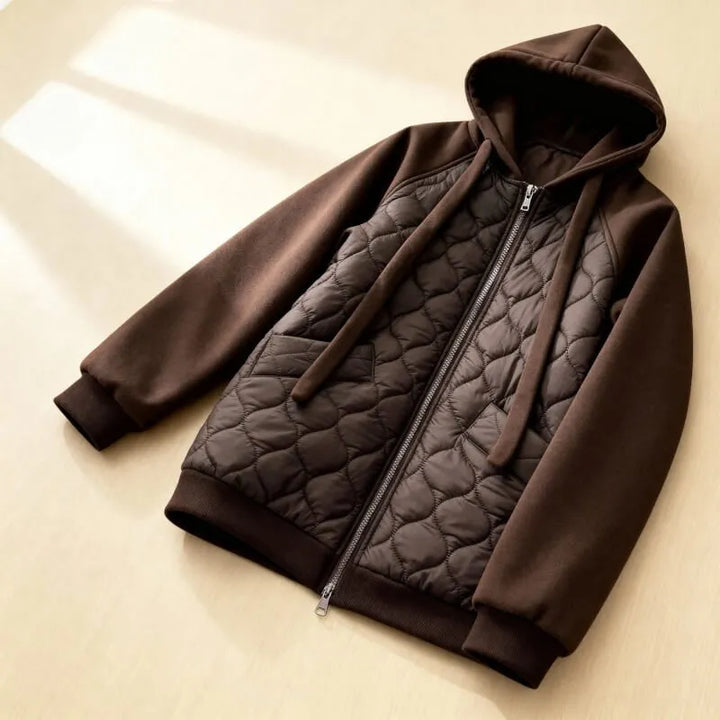 Women's Casual Oversized Hoodie Jacket with Insulated