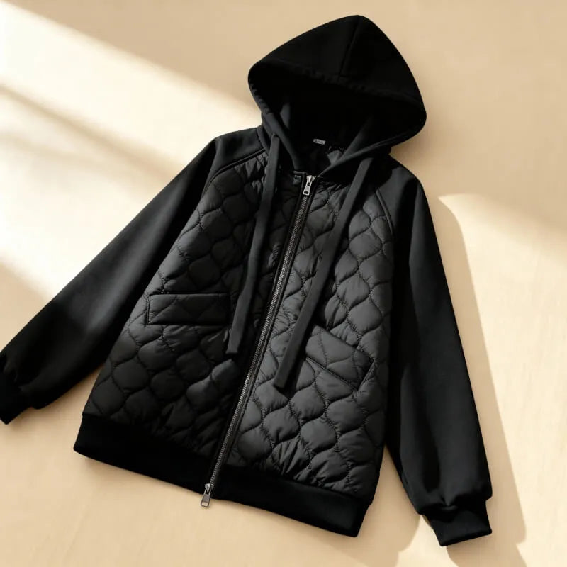 Women's Casual Oversized Hoodie Jacket with Insulated