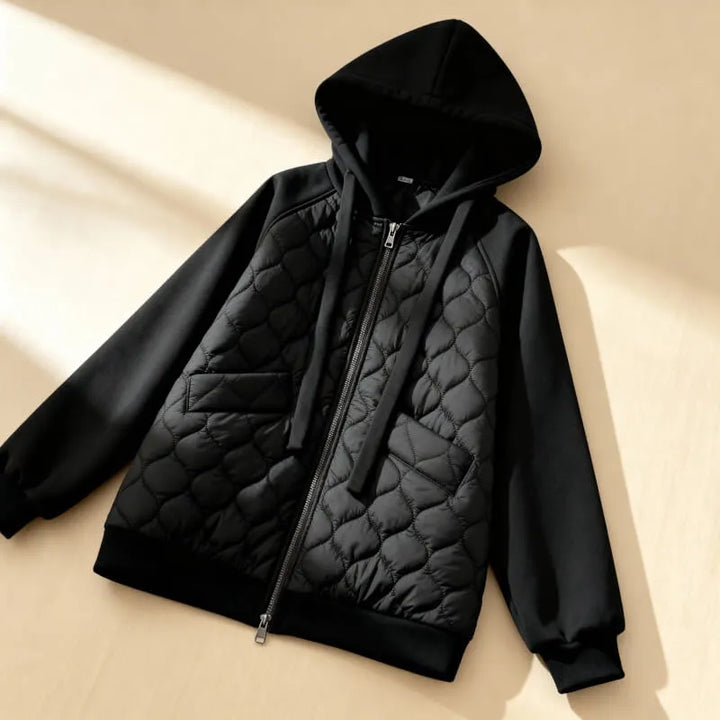 Women's Casual Oversized Hoodie Jacket with Insulated