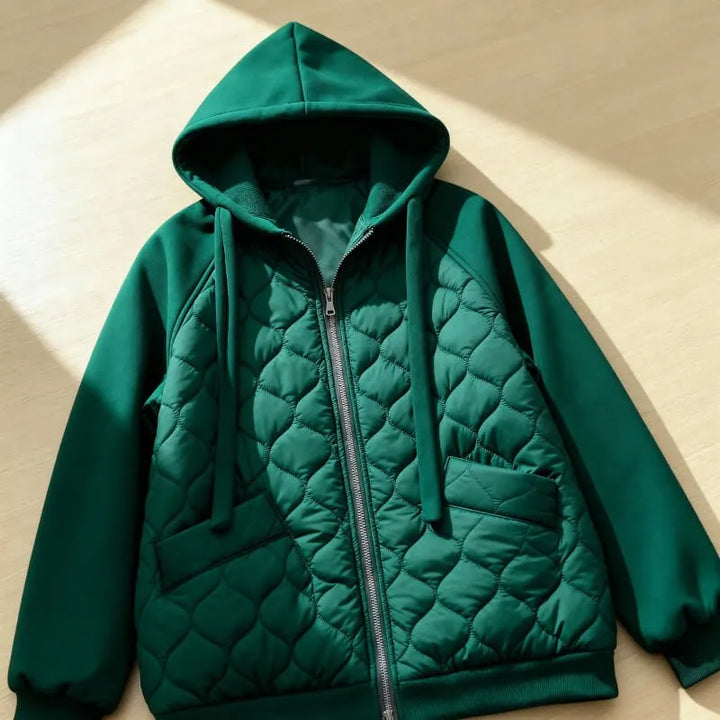 Women's Casual Oversized Hoodie Jacket with Insulated