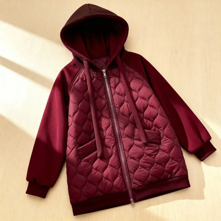 Women's Casual Oversized Hoodie Jacket with Insulated