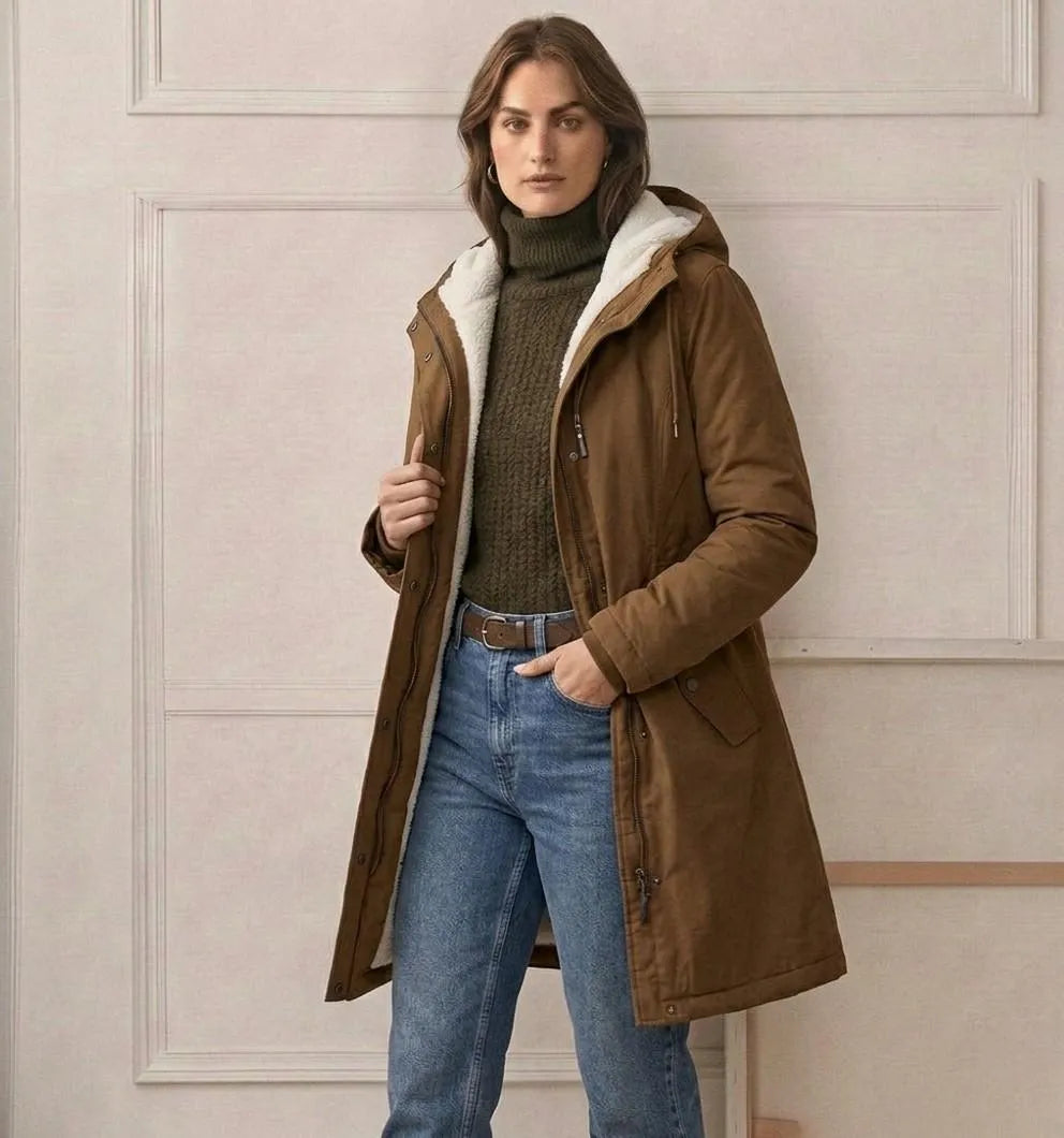 Women's Casual Slim Fit Jacket with Hood
