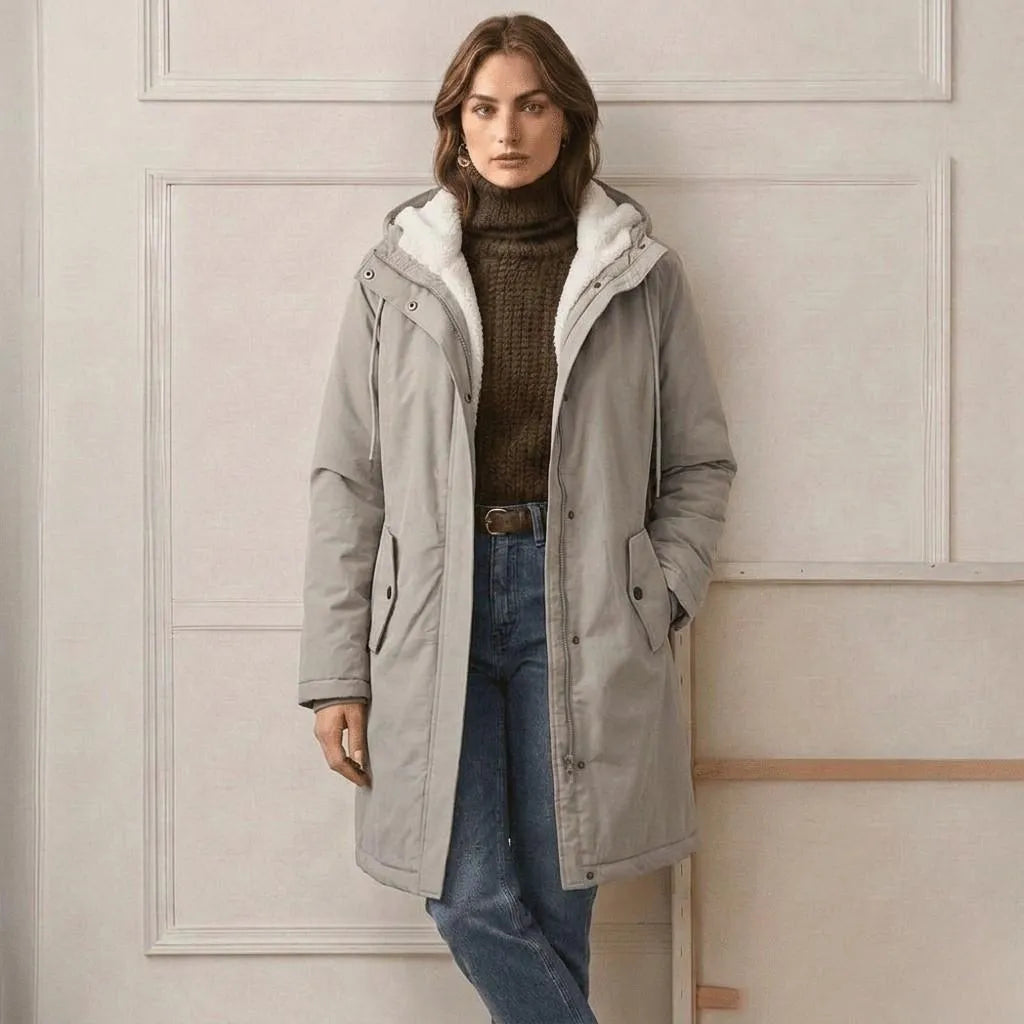 Women's Casual Slim Fit Jacket with Hood