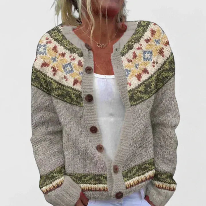 Women's Chunky Oversized Cardigans with Button Closure