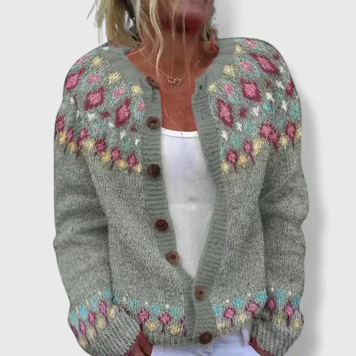 Women's Chunky Oversized Cardigans with Button Closure