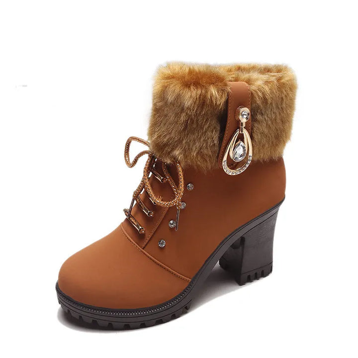 Women’s Combat Comfortable Boots with Lace Up